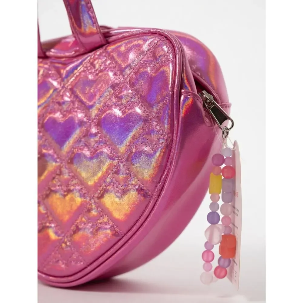 Wonder Nation Iridescent Heart Mini Purse – NWT